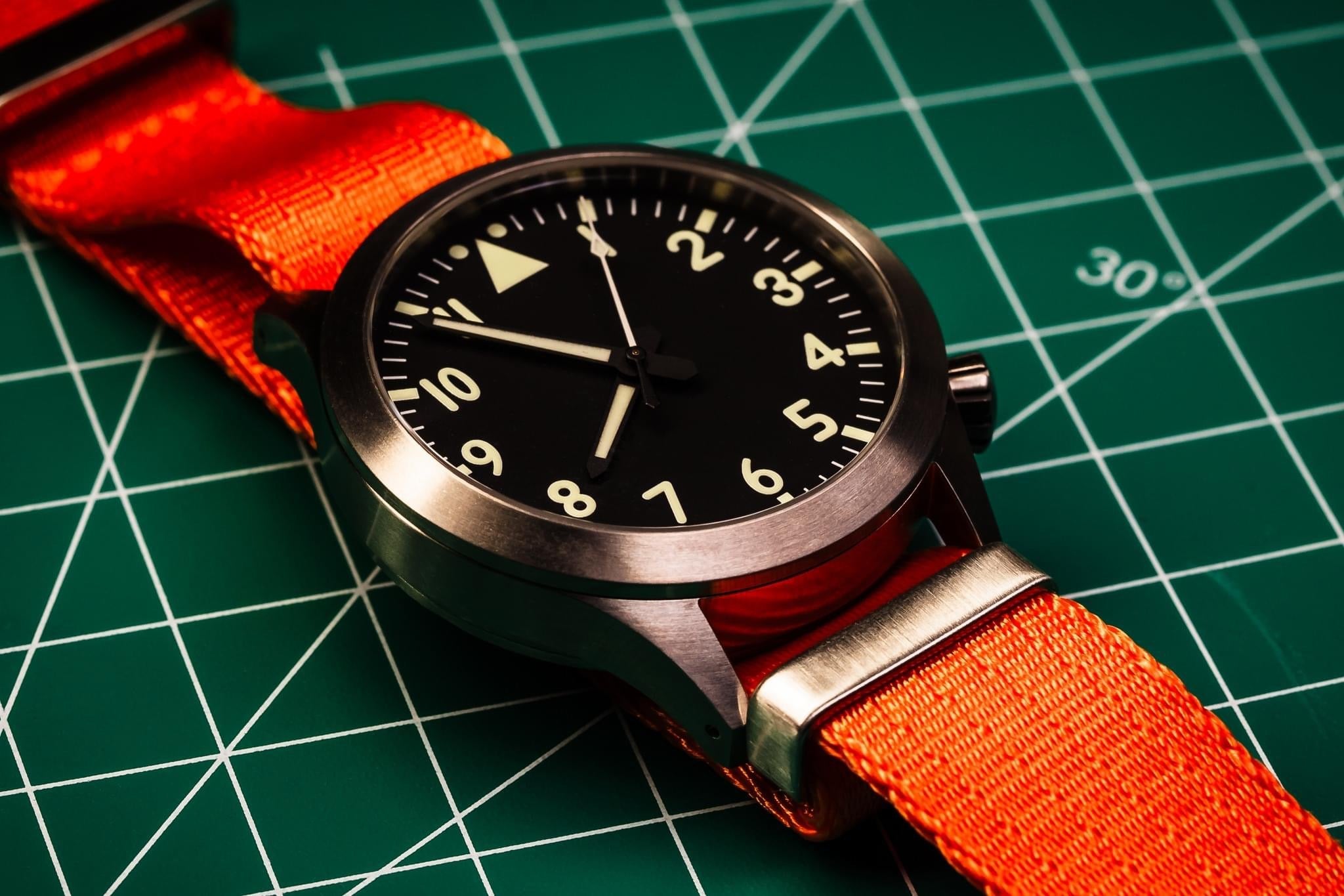 Titanium Pilot Automatic Watch by Maratac