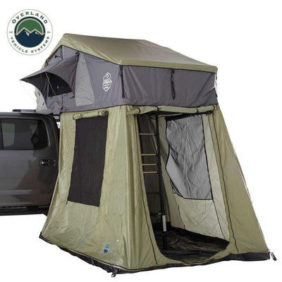 Nomadic 4 Roof Top Tent Annex Green Base With Black Floor & Travel Cover - Lolo Overland Outfitting