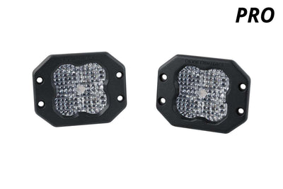 Diode Dynamics Stage Series 3" SAE/DOT White Pro Flush Mount LED Pod (Pair) - Lolo Overland Outfitting