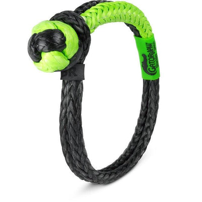Bubba Rope 5/16" NEXGEN GATOR-JAW SYN SHACKLE GREEN/BLACK - Lolo Overland Outfitting