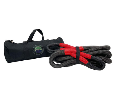 Brute Kinetic Recovery Strap 1" X 30' With Storage Bag - 30% Stretch - Lolo Overland Outfitting