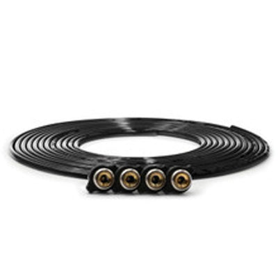 Replacement Tire Whip Hose Kit 240″ Black With 4 Quick Release Chucks - Lolo Overland Outfitting