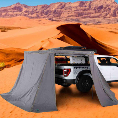 Nomadic 270LT Awning Wall 2 Piece Kit For Passenger Side - Lolo Overland Outfitting