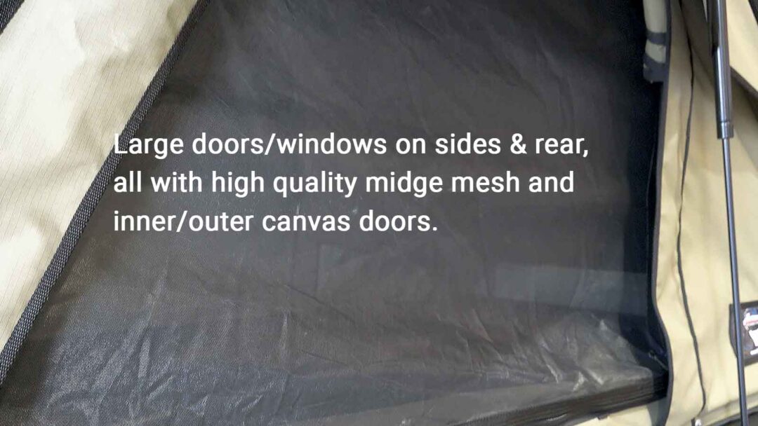 The Bush Company AX27 Clamshell Rooftop Tent –