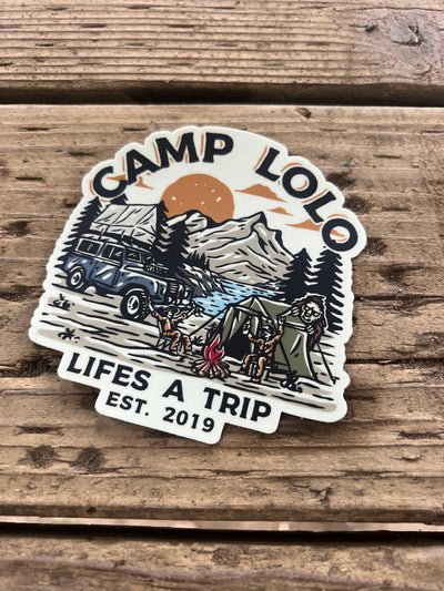 Camp Lolo "Tripping with Bigfoot" Decal - Lolo Overland Outfitting