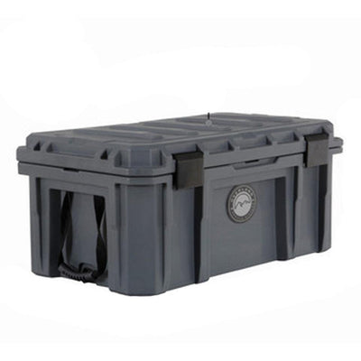 D.B.S. - Dark Grey 95 QT Dry Box With Drain And Bottle Opener - Lolo Overland Outfitting