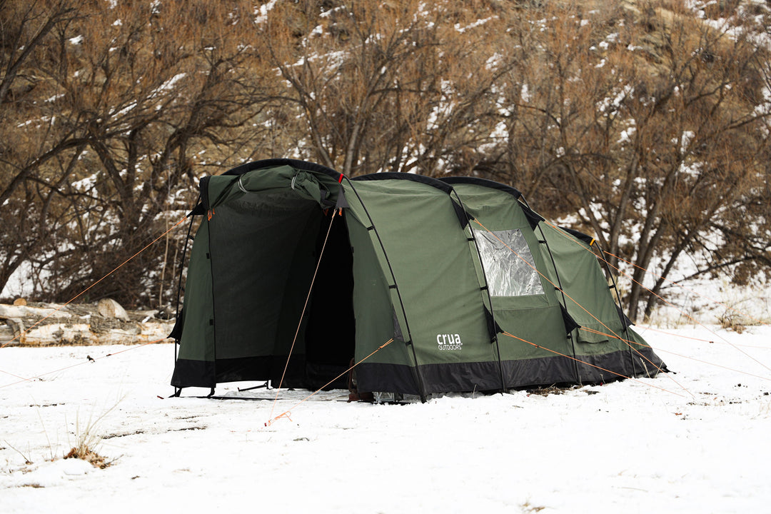 TRI 3 PERSON INSULATED TUNNEL TENT ALL WEATHER COMPATIBLE WATERPR