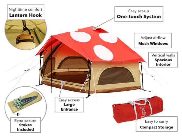 Kinoko Mushroom Tent –