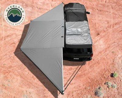 OVS Nomadic Awning 180 - Dark Gray Cover With Black Cover Universal - Lolo Overland Outfitting