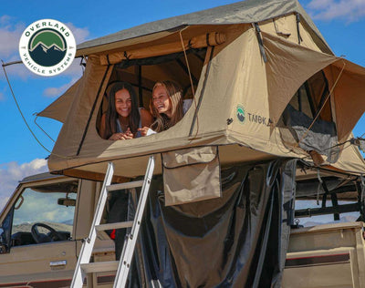 OVS TMBK 3 Person Roof Top Tent with Green Rain Fly - Lolo Overland Outfitting