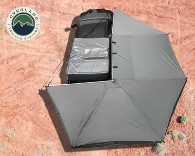 Overland Vehicle Systems 270 Passenger Side Awning with Bracket Kit for Mid - High Roofline Vans - Lolo Overland Outfitting
