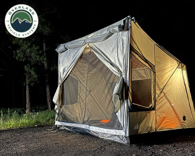 Portable Safari Tent - Quick Deploying Gray Ground Tent - Lolo Overland Outfitting