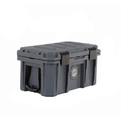 D.B.S. - Dark Grey 53 QT Dry Box With Drain, And Bottle Opener - Lolo Overland Outfitting