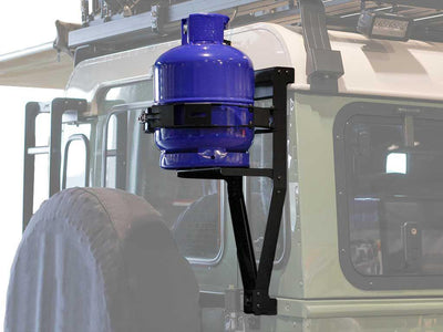Single Gas Bottle Bracket - Land Rover Defender 90/110 - Lolo Overland Outfitting