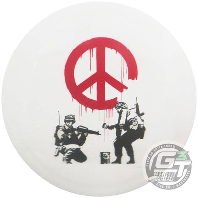 Banksy Full Color Peace Sign Prodigy Ace Line DuraFlex D Model S Distance Driver Golf Disc - Lolo Overland Outfitting