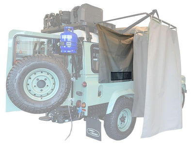 Shower Cubicle Curtain / Caddy - Lolo Overland Outfitting