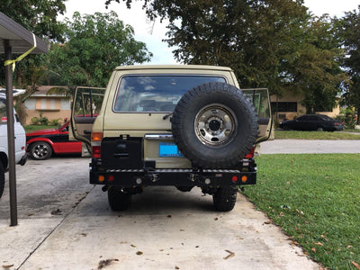 Dobinsons Rear Bumper With Swing Outs for Toyota Landcruiser 60 Series 9/1985+ Models (BW80-4132) - Lolo Overland Outfitting