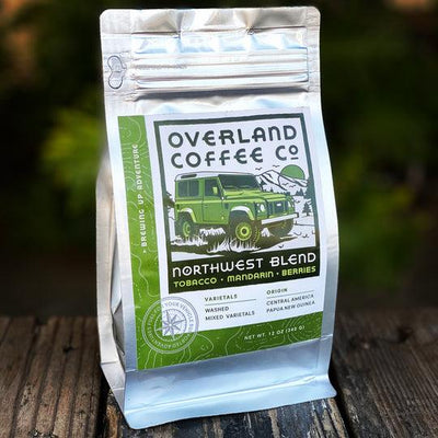 Overland Coffee Co. - The Northwest Blend (unground coffee beans 12oz.) - Lolo Overland Outfitting