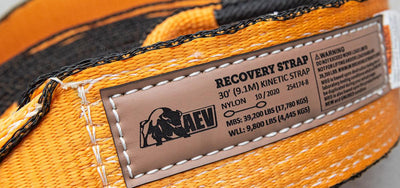 AEV 4" x 30' Kinetic HD Recovery Strap - Lolo Overland Outfitting
