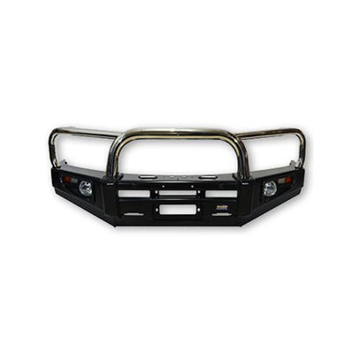 Dobinsons 4x4 Stainless Loop Deluxe Bullbar for Toyota Land Cruiser 200 Series 2008 to 2012 Only (Initial Release Models)(BU59-3659) - Lolo Overland Outfitting