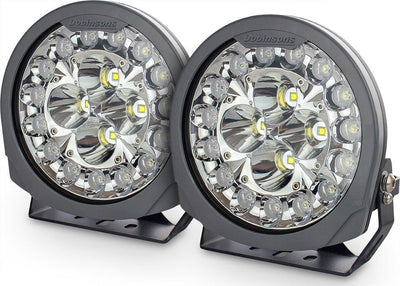 Dobinsons 8.25" Zenith LED Driving Light Pair with 155 Watt and 12,700 Raw Lumens per light - Lolo Overland Outfitting