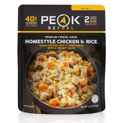 Peak Refuel Homestlye Chicken & Rice - Lolo Overland Outfitting