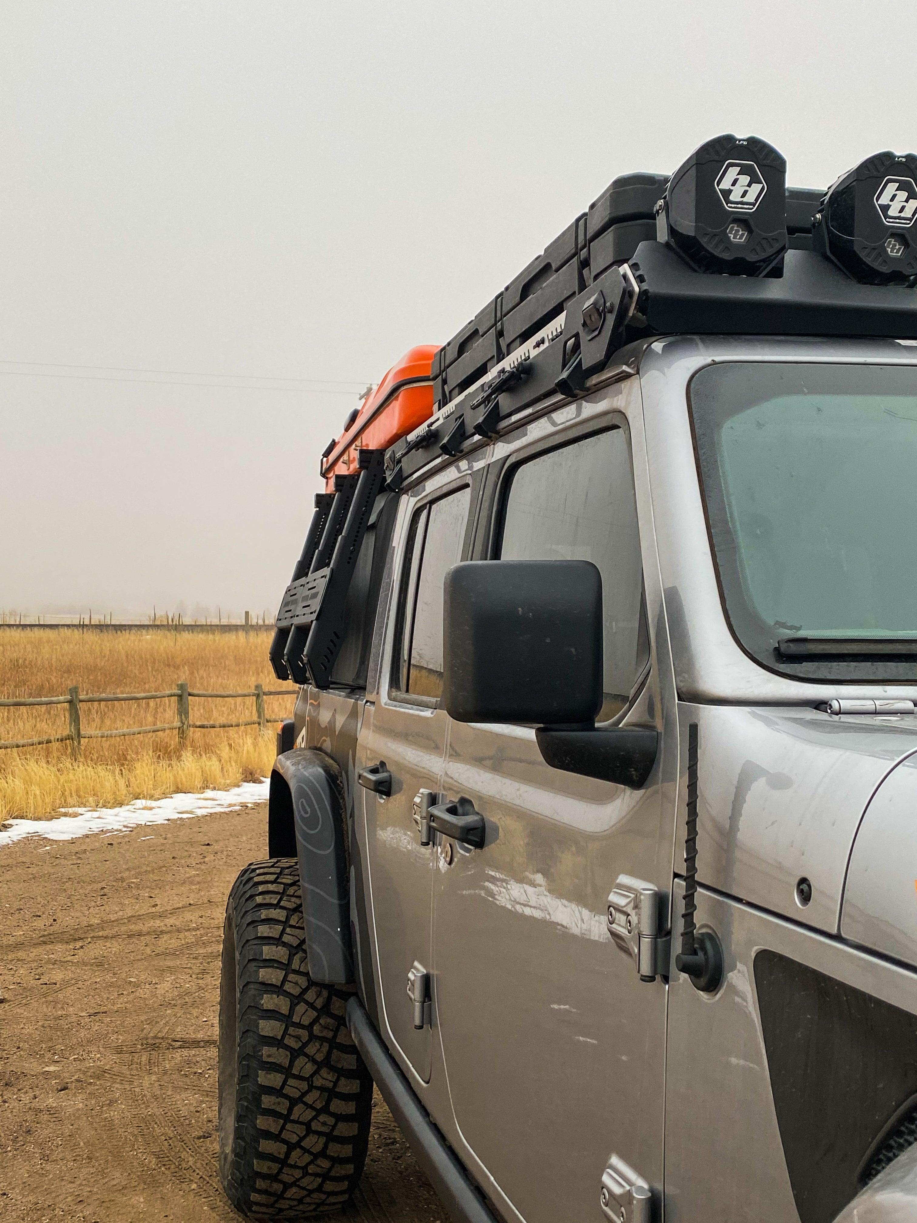 Paddle board rack for online jeep wrangler soft top