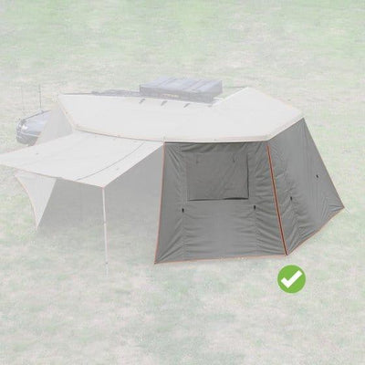 Eclipse 270 G2 Awning Walls Driver Side WITH PVC WINDOWS - New Zip - Lolo Overland Outfitting