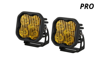 Diode Dynamics Worklight SS3 Pro Yellow SAE Fog Standard (Pair) - Lolo Overland Outfitting